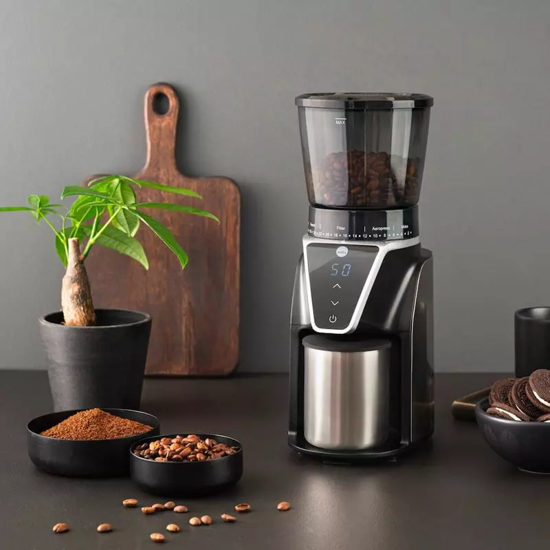 Wilfa Balance CG1S-275 – stříbrný domácí kávomlýnek | Lázeňská káva